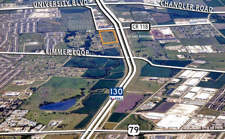 Pictures of Land property located at SWC SH 130 @ CR 118, Hutto, TX 78634 for sales - image #1