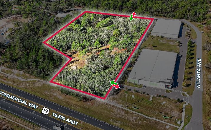 Pictures of Land property located at 11343 Commercial Way, Brooksville, FL 34614 for sales - image #1