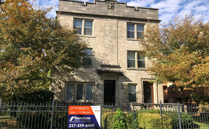 Pictures of Multifamily property located at 107 S Wright St, Champaign, IL 61820 for sales - image #1
