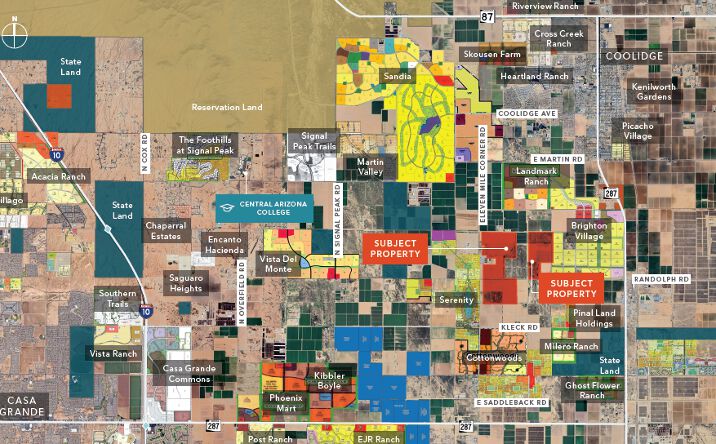 Pictures of Land property located at Eleven Mile Corner Rd, Coolidge, AZ 85194 for sales - image #1