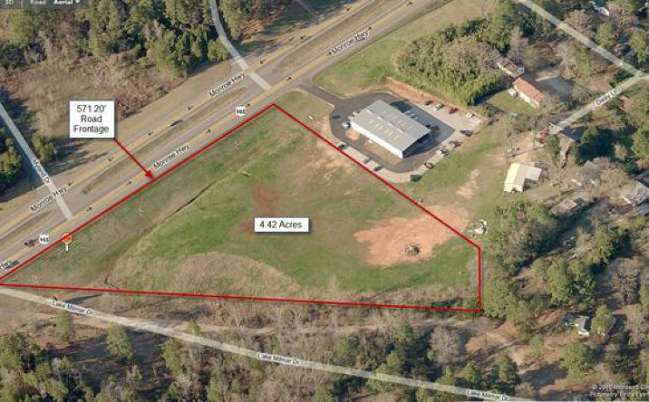 Pictures of Land property located at Monroe Hwy, Pineville, LA 71360 for sales - image #1