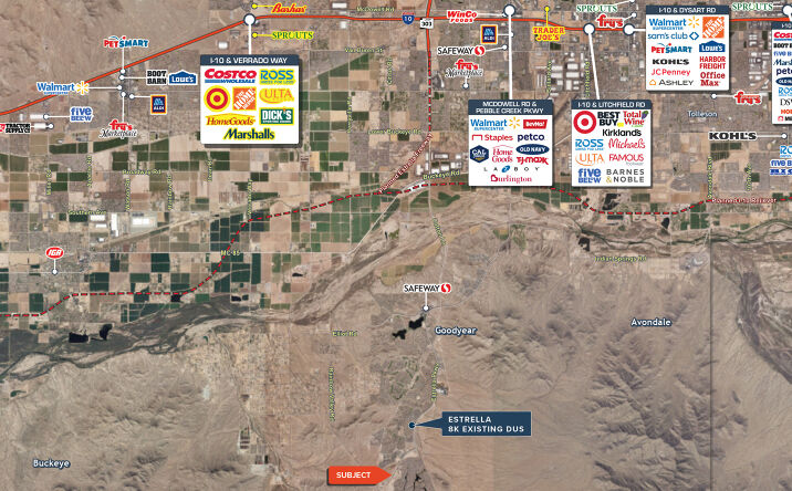 Pictures of Land property located at SWC Mountain Vista & Wilis Rd, Goodyear, AZ 85338 for sales - image #1