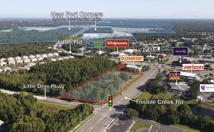 Pictures of Land property located at 8689 Trouble Creek Rd, New Port Richey, FL 34653 for sales - image #1