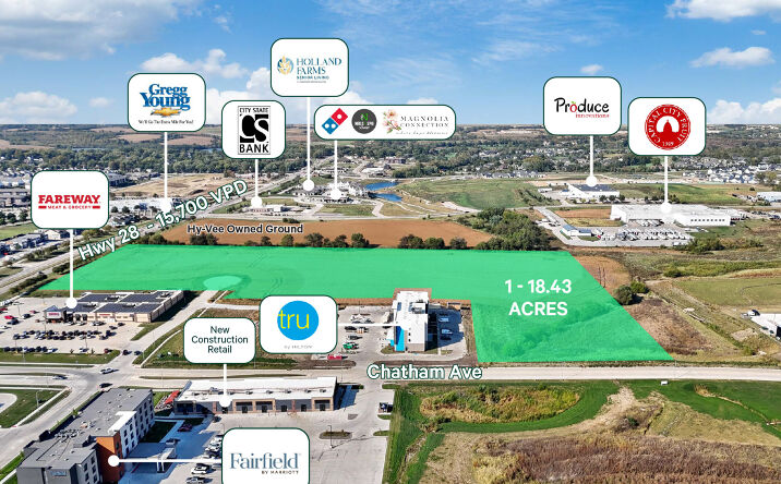 Pictures of Land property located at Chatham Avenue & Hwy 28, Norwalk, IA 50211 for sales - image #1