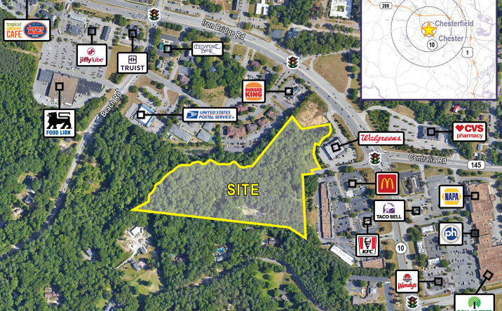 Pictures of Land property located at 10226 Iron Bridge Rd, Chesterfield, VA 23832 for sales - image #1