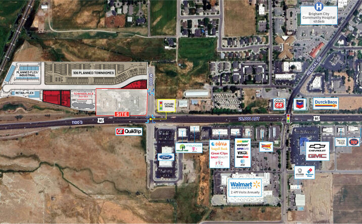 Pictures of Land, Retail property located at 1100 South 1100 West, Brigham City, UT 84302 for sales - image #1