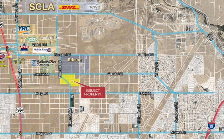 Pictures of Industrial, Land property located at Cassia Rd 80, Adelanto, CA 92301 for sales - image #1