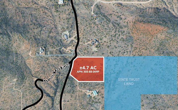 Pictures of Land property located at Colossal Cave Rd, Vail, AZ 85641 for sales - image #1