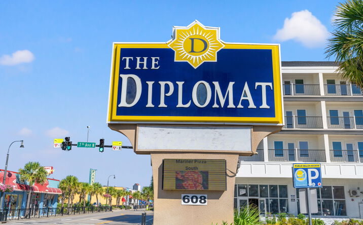 Pictures of Hospitality property located at 606 N Ocean Blvd, Myrtle Beach, SC 29577 for sales - image #1