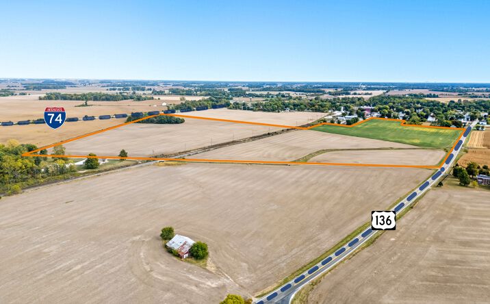 Pictures of Land property located at NEQ US 136 & 151 W, Lizton, IN 46149 for sales - image #1