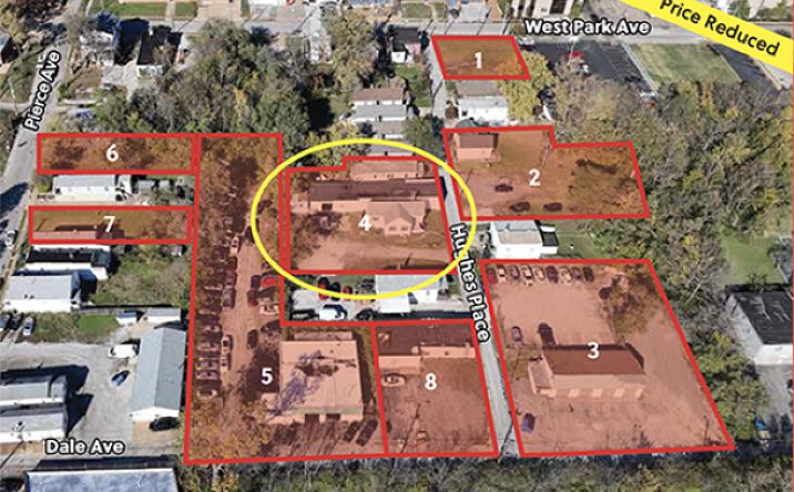 Pictures of Retail, Industrial, Land property located at 1325, 1327, 1329 Hughes Place, St. Louis, MO 63110 for sales - image #1