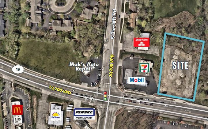 Pictures of Land property located at 14 E Irving Park Rd, Streamwood, IL 60107 for sales - image #1
