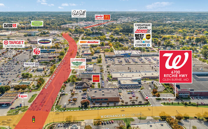 Pictures of Retail property located at 6700 Ritchie Hwy, Glen Burnie, MD 21061 for sales - image #1