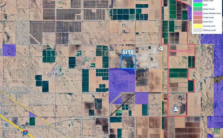 Pictures of Land property located at Arica Road & La Palma Road, Eloy, AZ 85131 for sales - image #1