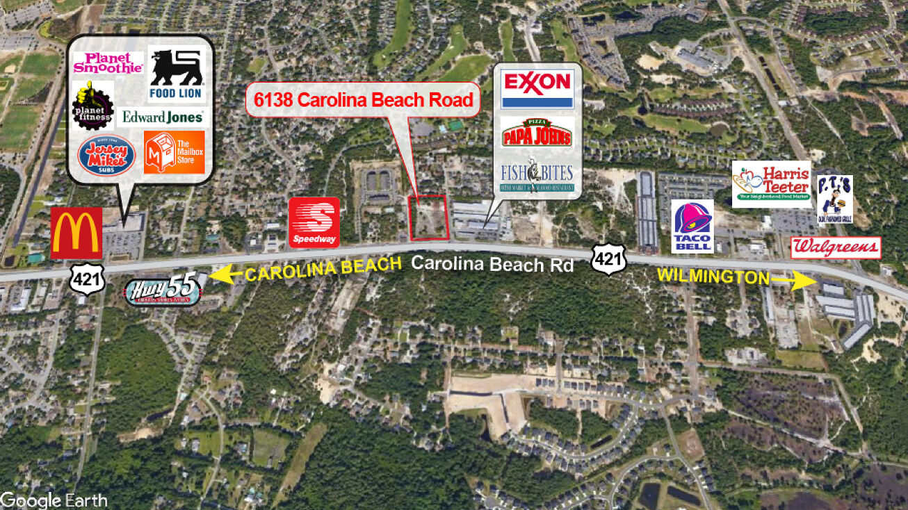 6138 Carolina Beach Road, Wilmington, NC 28412 Land for Sale Prime