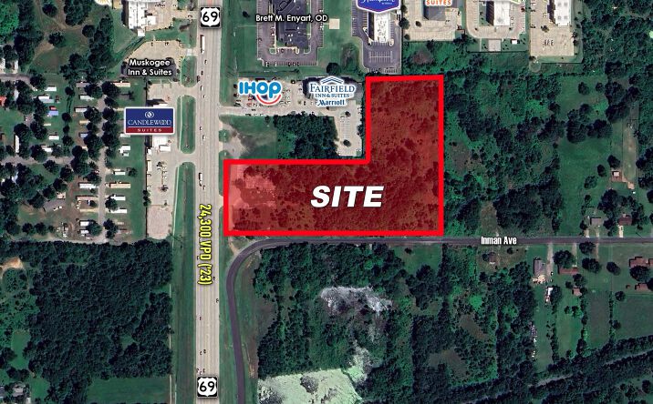 Pictures of Land property located at U.S. Highway 69, Muskogee, OK 74701 for sales - image #1