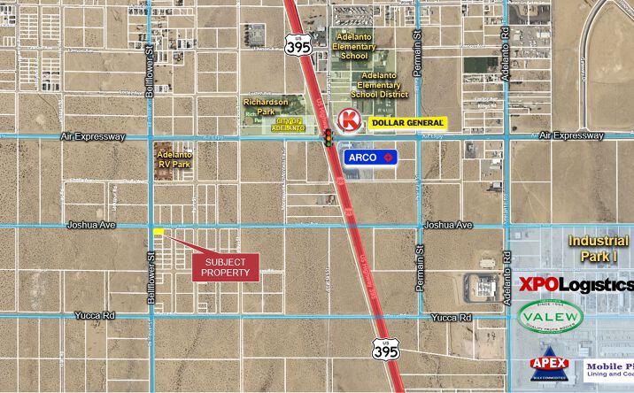 Pictures of Land property located at Bellflower St, Adelanto, CA 92301 for sales - image #1