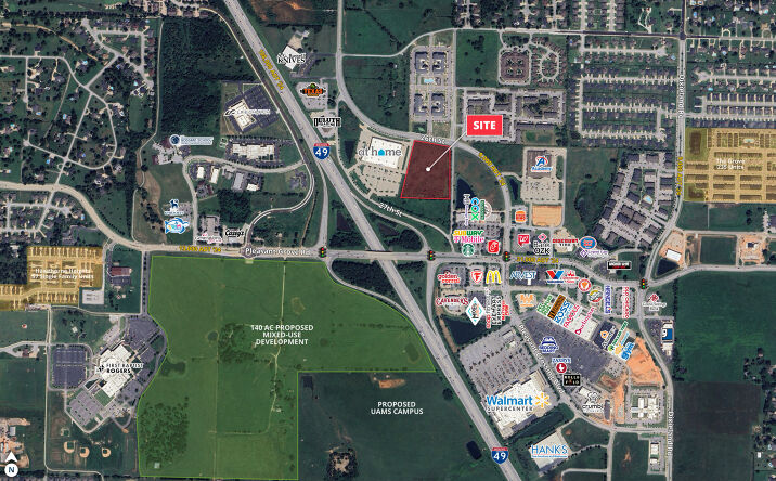 Pictures of Land property located at 3552 S 27th St (outparcel), Rogers, AR 72758 for sales - image #1