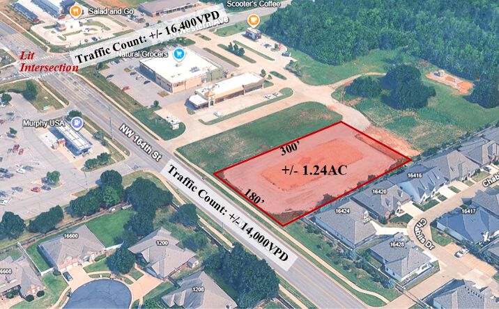 Pictures of Land, Retail property located at 1122 NW 164TH ST, Edmond, OK 73013 for sales - image #1