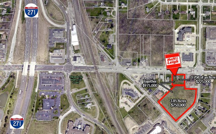 Pictures of Land property located at Valley View Rd., Park Ave & 908 E Aurora Rd(4.556 Acres), Macedonia, OH 44056 for sales - image #1