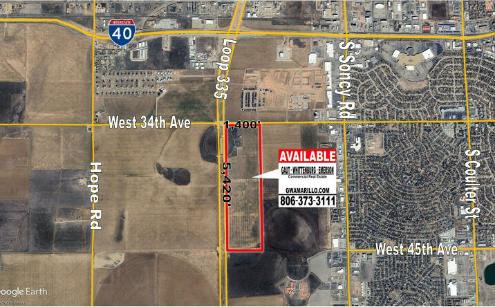 Pictures of Land property located at 335 E 34th Ave, Amarillo, TX 79110 for sales - image #1