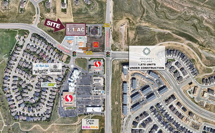Pictures of Land property located at NWC W Waterton Road and N Rampart Range Road, Sterling Ranch, CO 80125 for sales - image #1