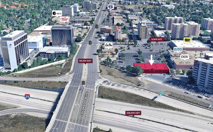 Pictures of Retail property located at 4100 E Mexico Ave, Denver, CO 80222 for sales - image #1