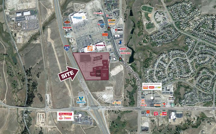 Pictures of Retail, Land property located at Baptist Road & I-25 - NEC, Monument, CO 80132 for sales - image #1