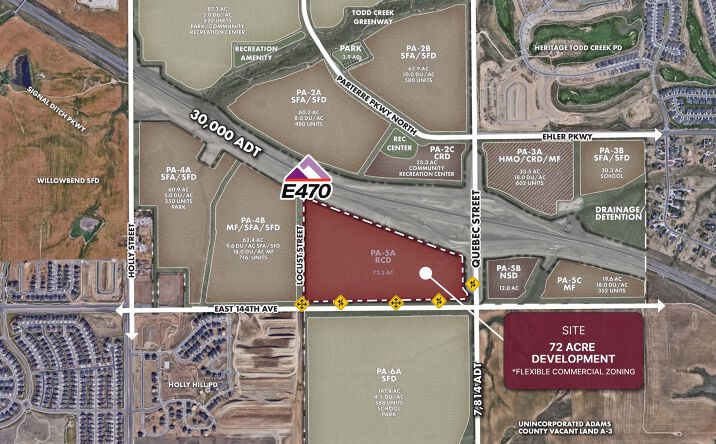 Pictures of Retail, Land property located at SWC E-470 & Quebec Street, Thornton, CO 80602 for sales - image #1
