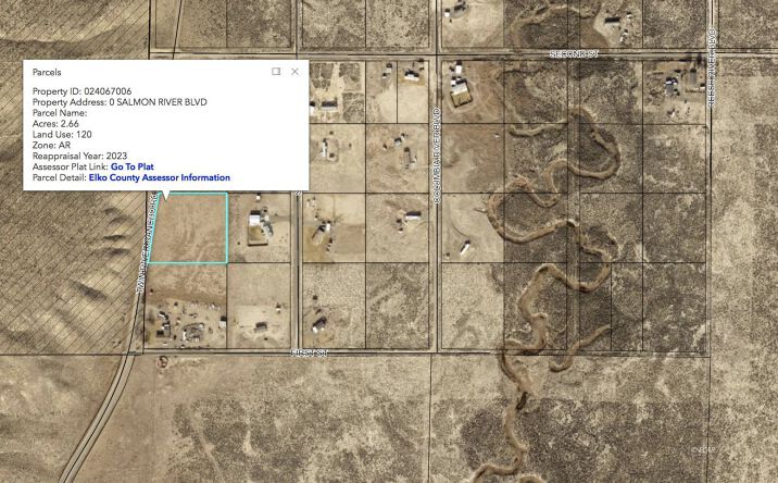 Pictures of Land property located at Lot 6 Salmon River Boulevard, Elko, NV 89801 for sales - image #1