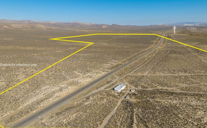 Pictures of Land property located at MINERAL HOT SPRINGS Highway 93, Jackpot, NV 89825 for sales - image #1