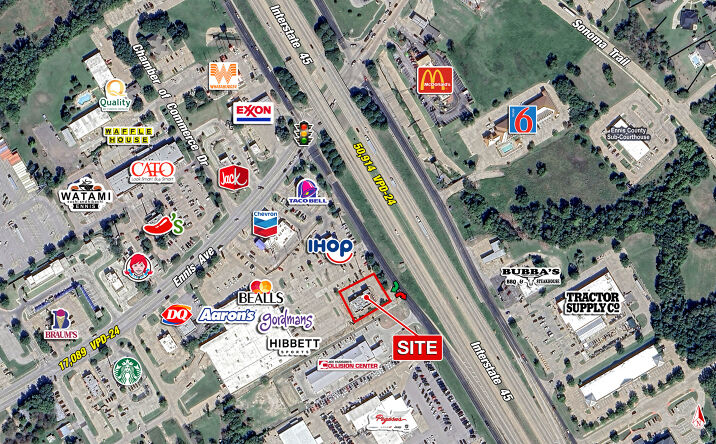 Pictures of Retail property located at 203 I-45, Ennis, TX 75119 for sales - image #1