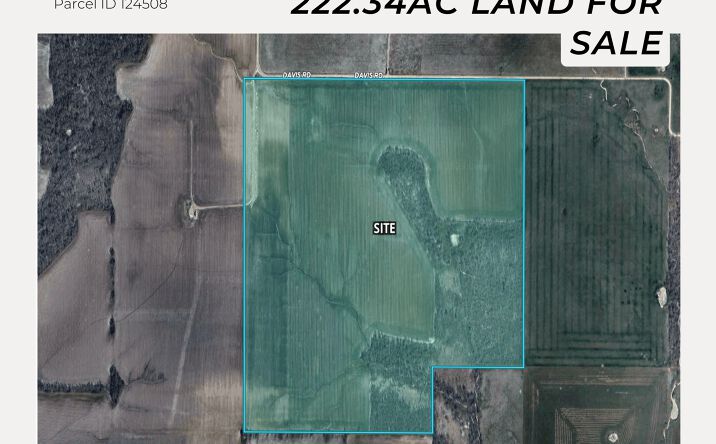 Pictures of Land property located at 222.34AC Davis Rd, Collinsville, TX 76233 for sales - image #1
