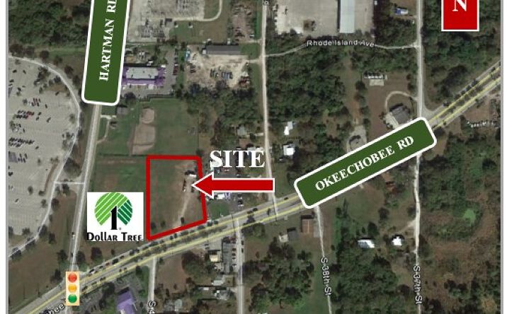 Pictures of Land property located at NEC Okeechobee Road & Hartman Road, Fort Pierce, FL 34947 for sales - image #1