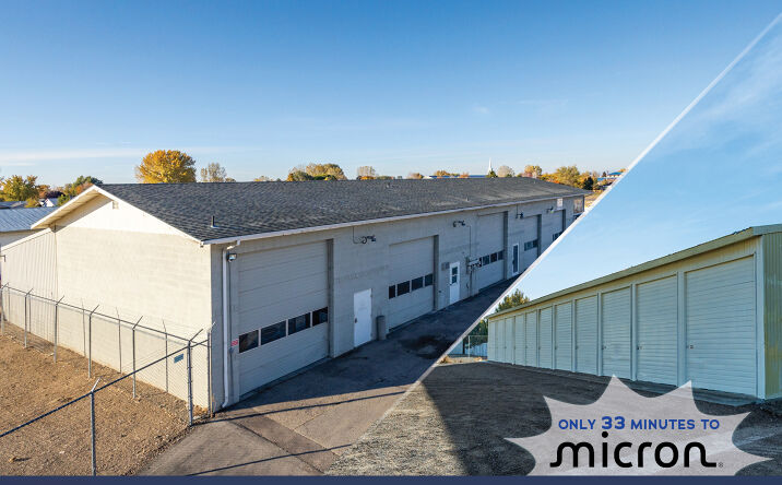 Pictures of Industrial, Mixed Use, Self Storage property located at 685 W Airbase Rd, Mountain Home, ID 83647 for sales - image #1