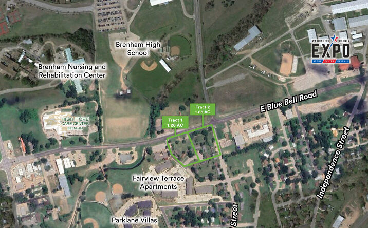 Pictures of Land property located at Corner of Blue Bell Road & Gayhill Street, Brenahm, TX 77833 for sales - image #1