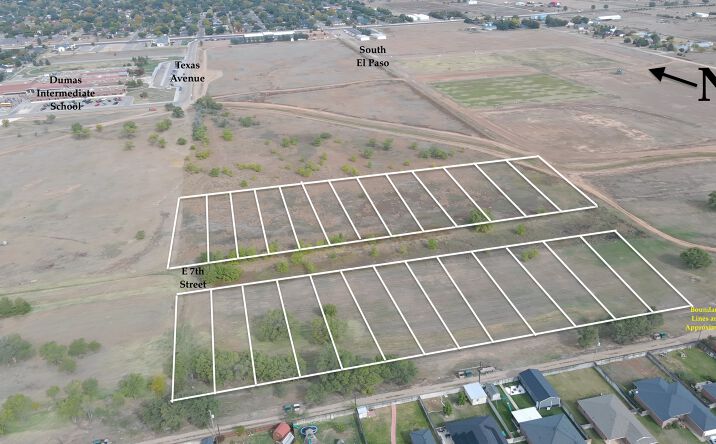 Pictures of Land property located at TBD E. 7th St, Dumas, TX 79029 for sales - image #1