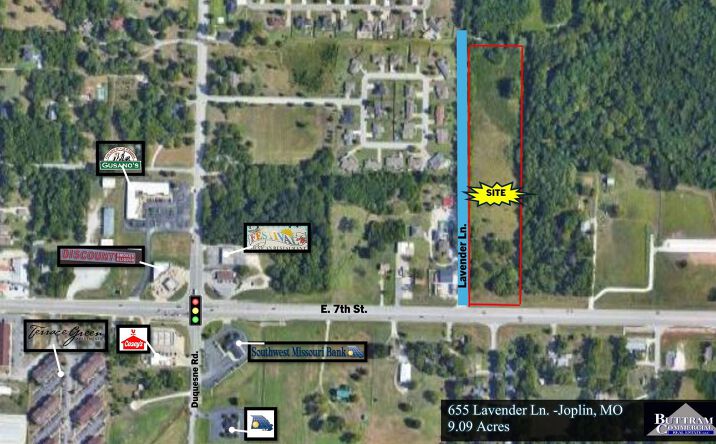 Pictures of Land property located at 655 S Lavender Ln, Joplin, MO 64801 for sales - image #1