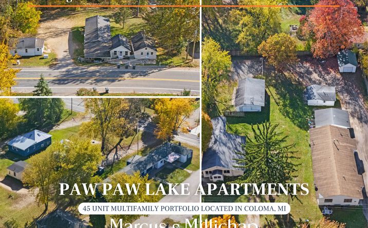 Pictures of Multifamily property located at 5590 Paw Paw Lake Rd, Coloma, MI 49038, 5594 Paw Paw Lake Rd, Coloma, MI 49038, 5612 Paw Paw Lake Rd, Coloma, MI 49038, 5619 Paw Paw Lake Rd, Coloma, MI 49038, 5617 Paw Paw Lake Rd, Coloma, MI 49038, 5615 Paw Paw Lake Rd, Coloma, MI 49038, 5082 Paw Paw Lake Rd, Coloma, MI 49038, 7638 Little Paw Paw Lake Rd, Coloma, MI 49038 for sales - image #1