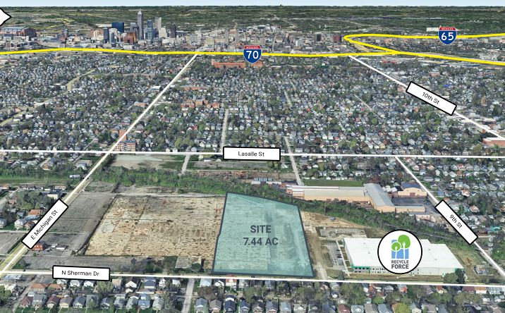 Pictures of Land property located at 710 N Sherman Dr, Indianapolis, IN 46201 for sales - image #1