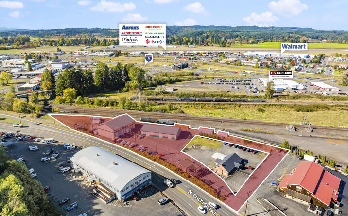 Pictures of Industrial, Land, Retail property located at 1581 N National Ave, Chehalis, WA 98532 for sales - image #1