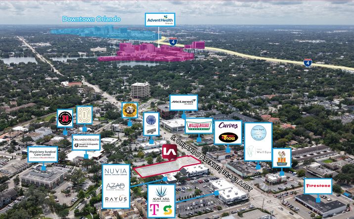 Pictures of Office, Retail property located at 1000 S Orlando Ave, Winter Park, FL 32789 for sales - image #1