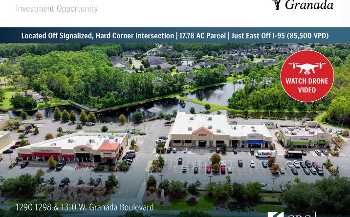 Pictures of Retail property located at 1290 W Granada Blvd, Ormond Beach, FL 32174, 1298 W Granada Blvd, Ormond Beach, FL 32174, 1310 W Granada Blvd, Ormond Beach, FL 32174 for sales - image #1