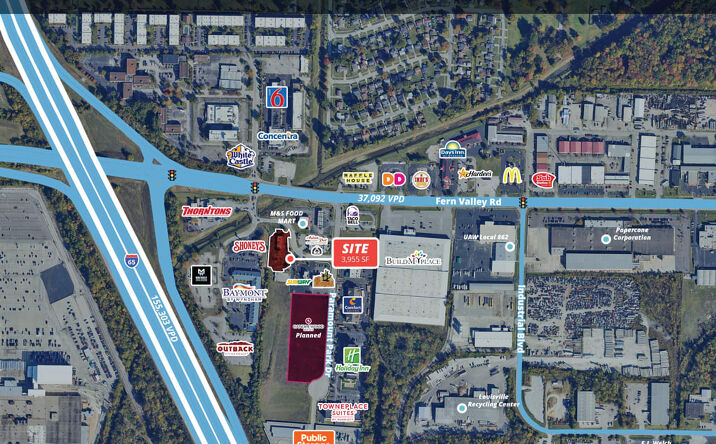 Pictures of Retail property located at 2800 Packerland Way, Louisville, KY 40213 for sales - image #1