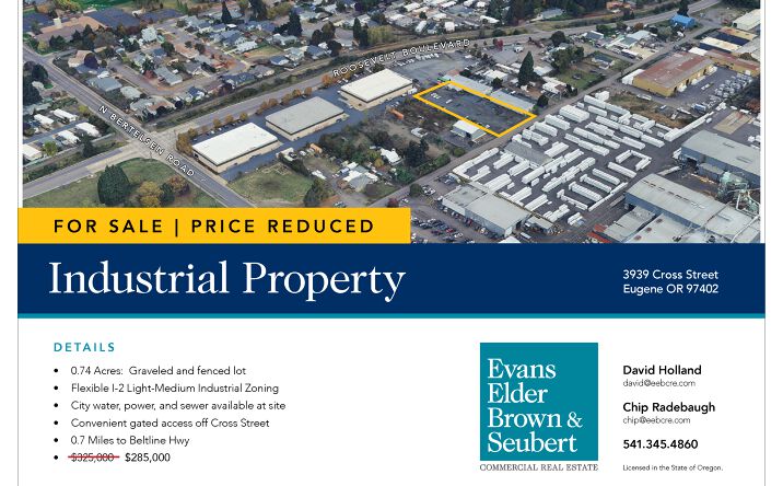 Pictures of Industrial, Land property located at 3939 Cross St, Eugene, OR 97402 for sales - image #1