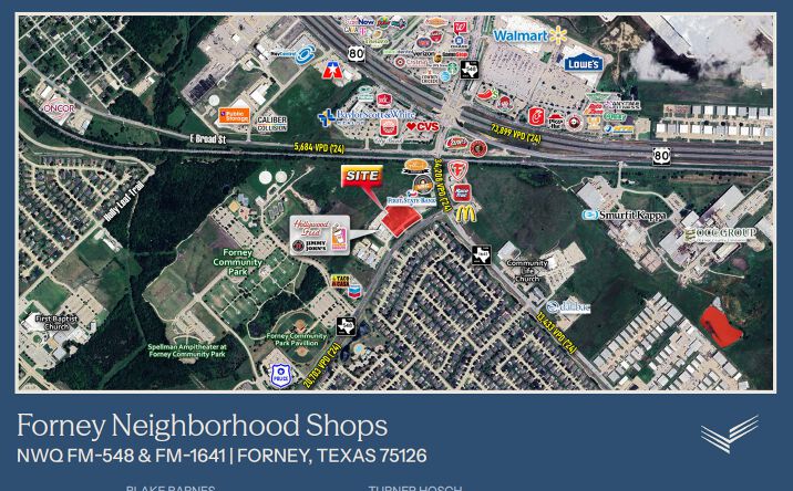 Pictures of Retail property located at NWQ of FM-548 & FM-1641, Forney, TX 75126 for sales - image #1