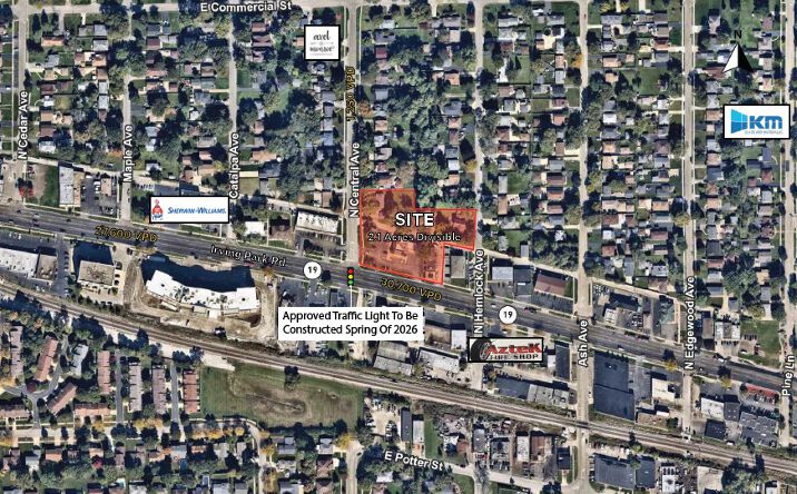 Pictures of Land, Retail property located at East Irving Park Road & North Central Avenue, Wood Dale, IL 60191 for sales - image #1
