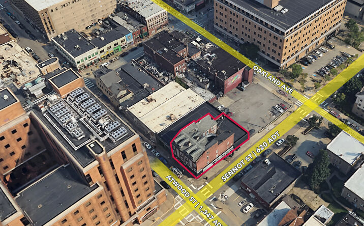 Pictures of Mixed Use, Multifamily, Retail property located at 219-223 Atwood St, Pittsburgh, PA 15213 for sales - image #1
