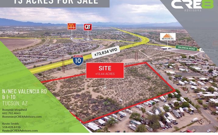 Pictures of Land property located at NEC Valencia Road & Interstate 10, Tucson, AZ 85706 for sales - image #1