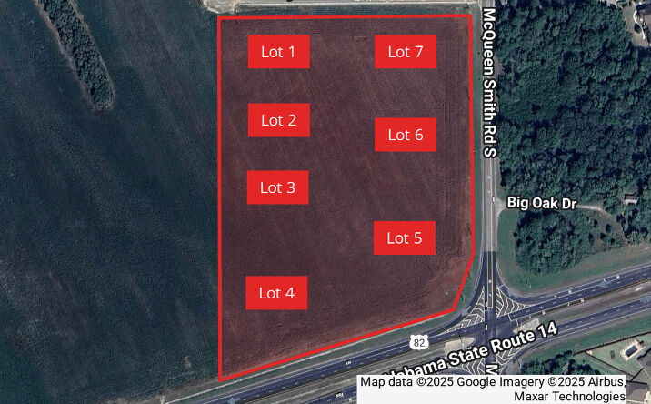 Pictures of Land property located at McQueen Smith Road at Hwy 82, Prattville, AL 36066 for sales - image #1